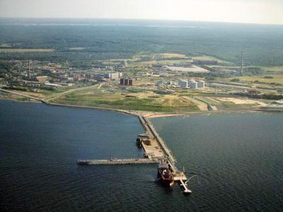 Sillamäen sataman ensimmäinen vaihe valmistui lokakuussa 2005.